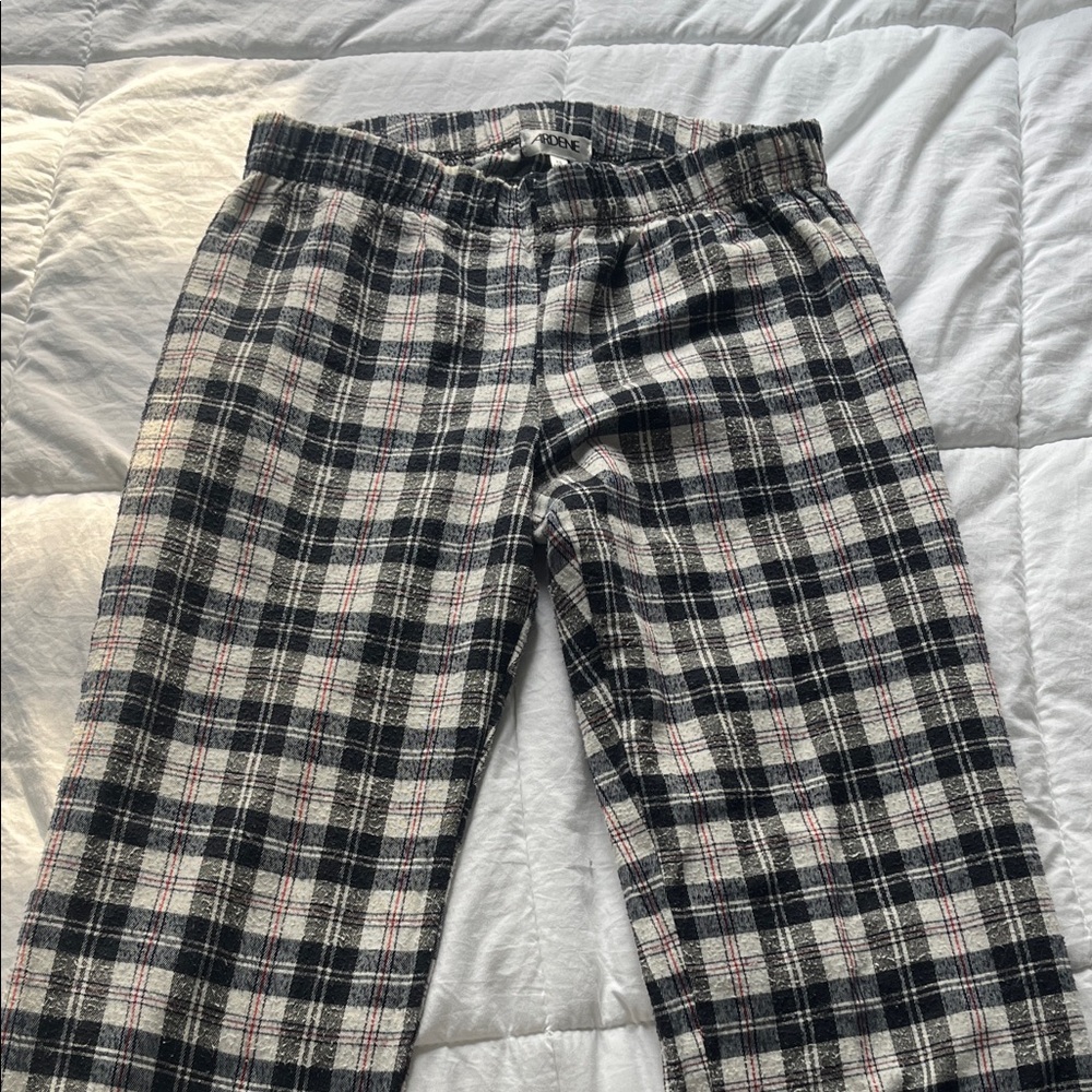 Ardene Black and White Plaid Men's Joggers